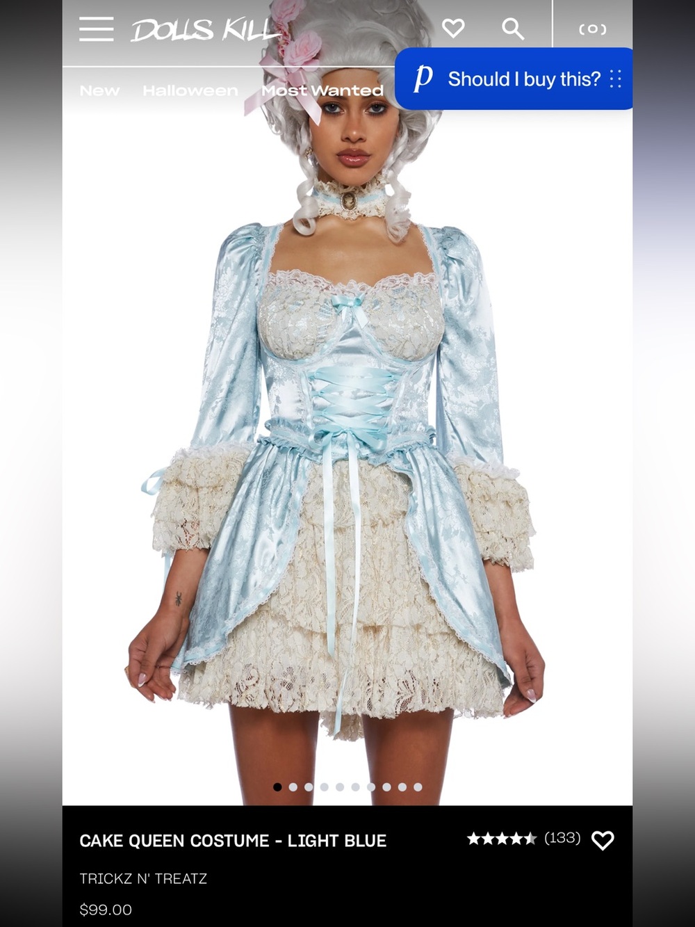 Marie Antionette costume